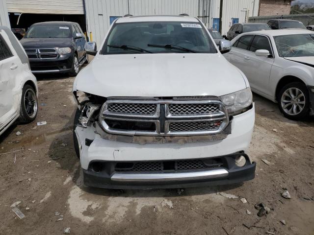 1C4RDHEG2DC570781 - 2013 DODGE DURANGO CITADEL WHITE photo 5