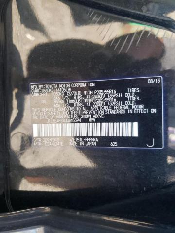 JTLZE4FE4DJ045594 - 2013 TOYOTA SCION XB BLACK photo 12