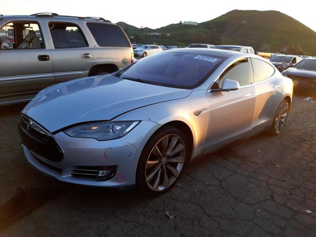5YJSA1DN3CFS00927 - 2012 TESLA MODEL S Արծաթագույն լուսանկար 1