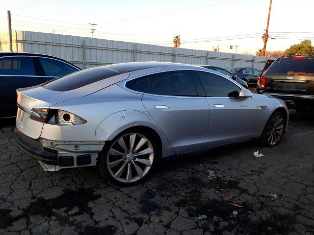 5YJSA1DN3CFS00927 - 2012 TESLA MODEL S Արծաթագույն լուսանկար 3