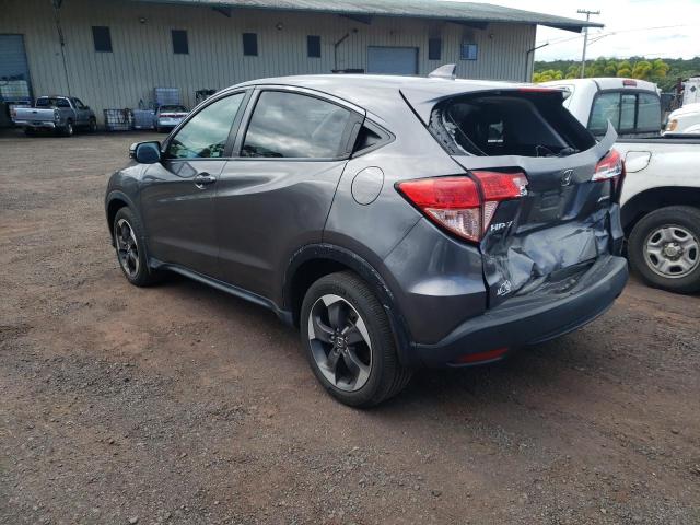 3CZRU6H57JM731693 - 2018 HONDA HR-V EX GRAY photo 2