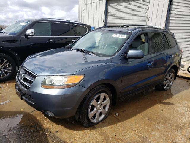 5NMSH13E57H088262 - 2007 HYUNDAI SANTA FE SE BLUE photo 1