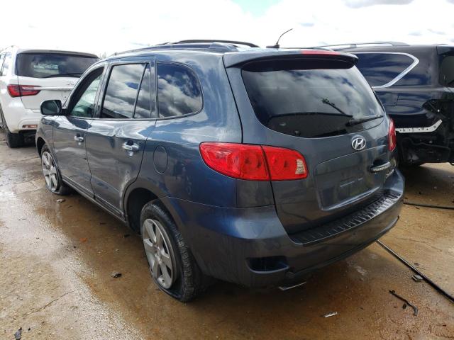 5NMSH13E57H088262 - 2007 HYUNDAI SANTA FE SE BLUE photo 2