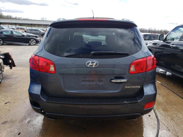 5NMSH13E57H088262 - 2007 HYUNDAI SANTA FE SE BLUE photo 6