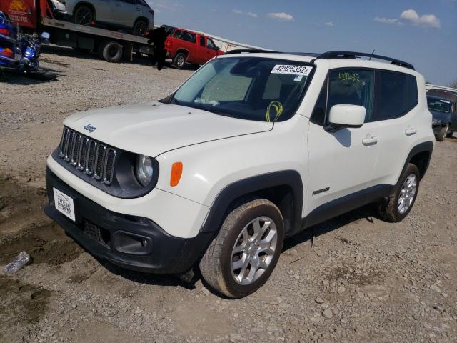 ZACCJBBTXGPC59709 - 2016 JEEP RENEGADE LATITUDE WHITE photo 2