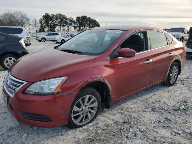 3N1AB7APXFY349073 - 2015 NISSAN SENTRA S RED photo 1