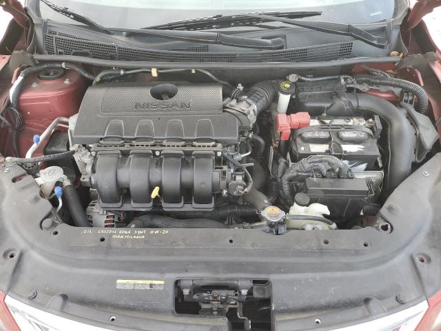 3N1AB7APXFY349073 - 2015 NISSAN SENTRA S RED photo 11