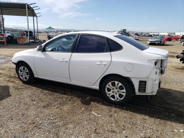 KMHDU4AD8AU856067 - 2010 HYUNDAI ELANTRA BLUE WHITE photo 2