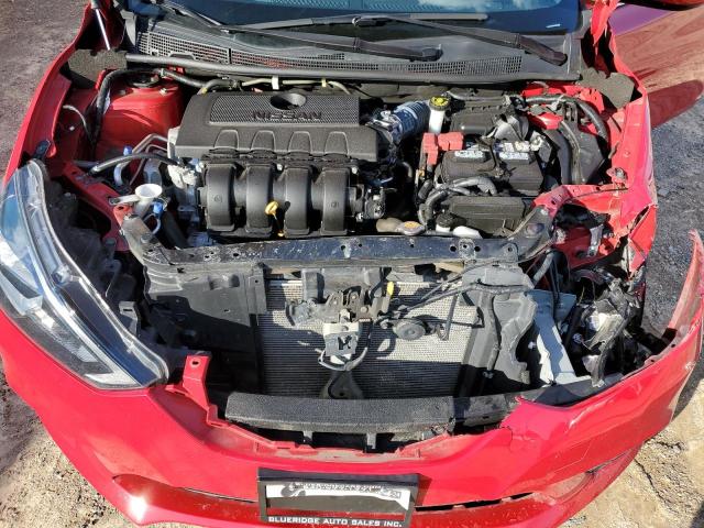 3N1AB7AP3KY231330 - 2019 NISSAN SENTRA S RED photo 11