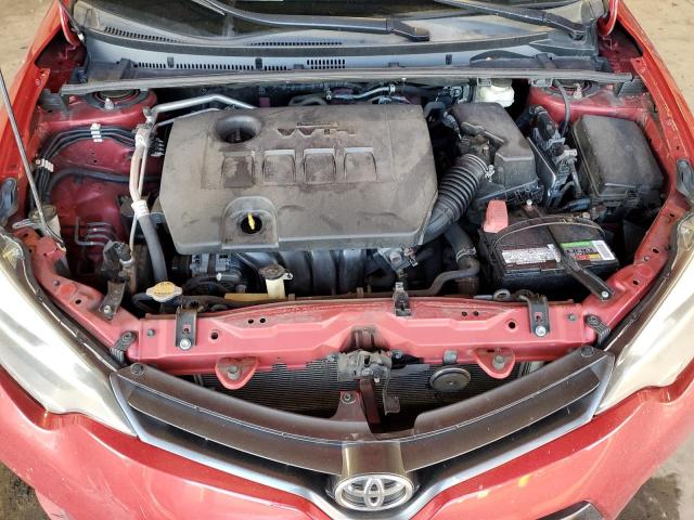 2T1BURHEXFC338974 - 2015 TOYOTA COROLLA L RED photo 11