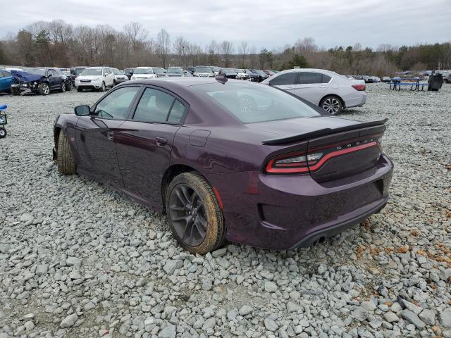 2C3CDXGJ6NH131465 - 2022 DODGE CHARGER SCAT PACK PURPLE photo 3