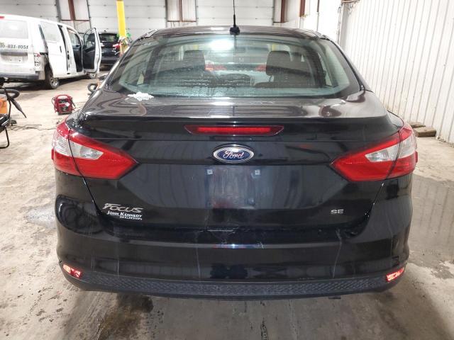 1FAHP3F24CL219240 - 2012 FORD FOCUS SE BLACK photo 6