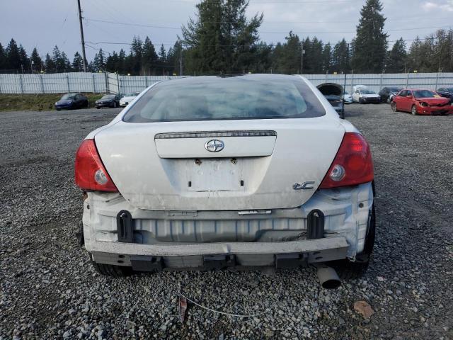 JTKDE177650021222 - 2005 TOYOTA SCION TC WHITE photo 6