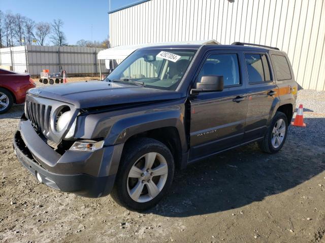 1C4NJRFB1ED817574 - 2014 JEEP PATRIOT LATITUDE GRAY photo 1