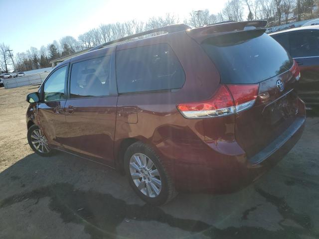 5TDJK3DC6ES078940 - 2014 TOYOTA SIENNA LE RED photo 2