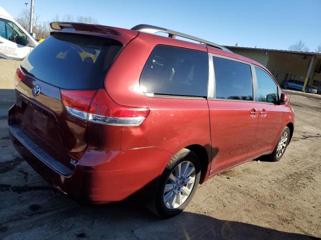 5TDJK3DC6ES078940 - 2014 TOYOTA SIENNA LE RED photo 3