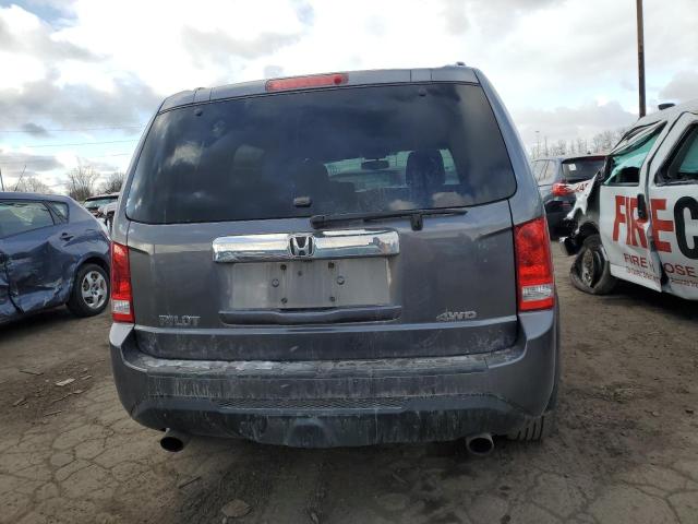 5FNYF4H5XEB016711 - 2014 HONDA PILOT EXL GRAY photo 6