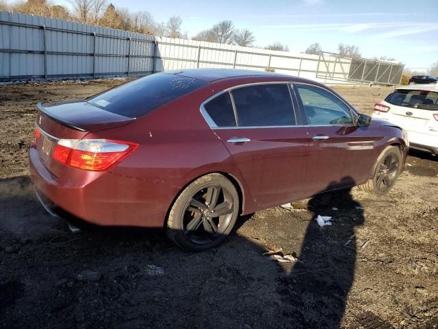 1HGCR2F31FA223846 - 2015 HONDA ACCORD LX RED photo 3