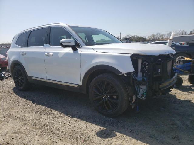 5XYP54HC4LG072663 - 2020 KIA TELLURIDE SX WHITE photo 4