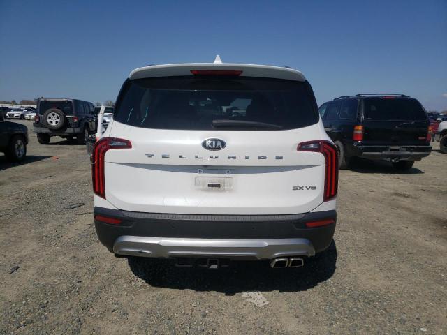 5XYP54HC4LG072663 - 2020 KIA TELLURIDE SX WHITE photo 6