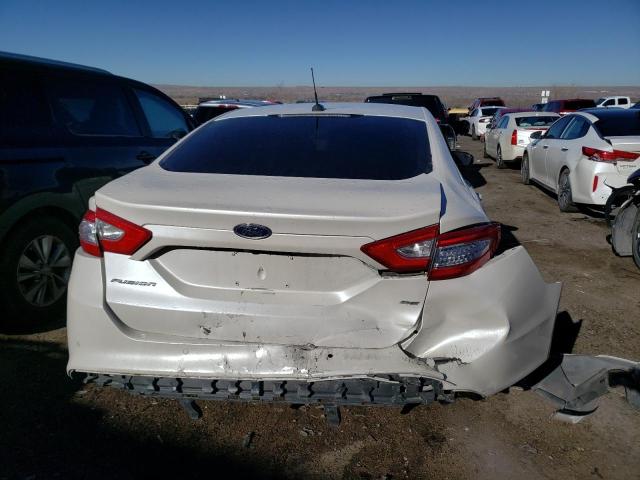 3FA6P0H74GR225027 - 2016 FORD FUSION SE WHITE photo 6