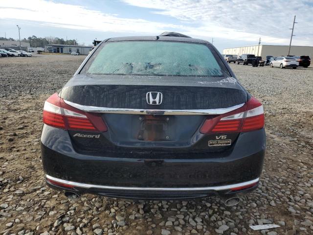 1HGCR3F81GA024525 - 2016 HONDA ACCORD EXL BLACK photo 6