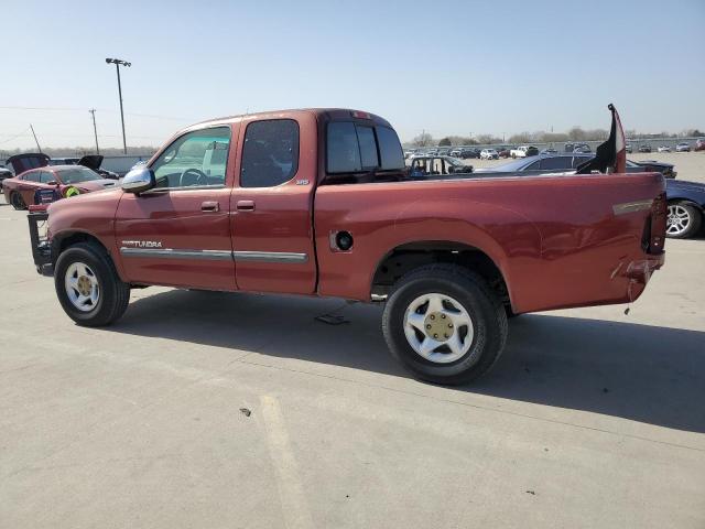 5TBRT34123S396414 - 2003 TOYOTA TUNDRA ACCESS CAB SR5 BURGUNDY photo 2