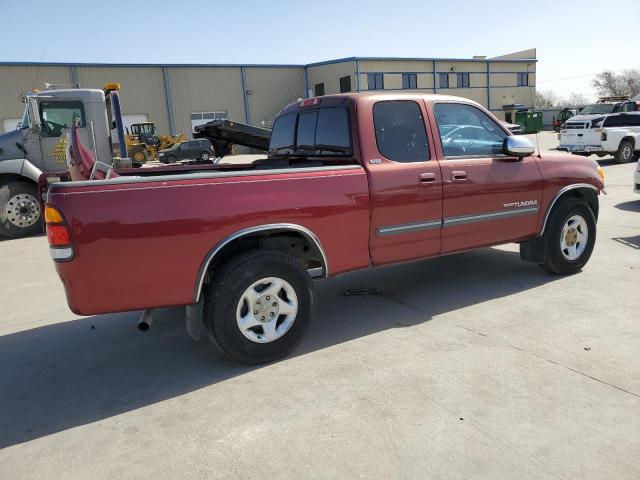 5TBRT34123S396414 - 2003 TOYOTA TUNDRA ACCESS CAB SR5 BURGUNDY photo 3