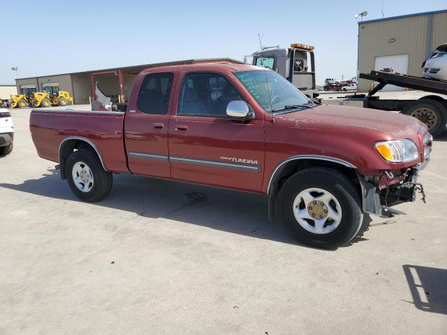 5TBRT34123S396414 - 2003 TOYOTA TUNDRA ACCESS CAB SR5 BURGUNDY photo 4