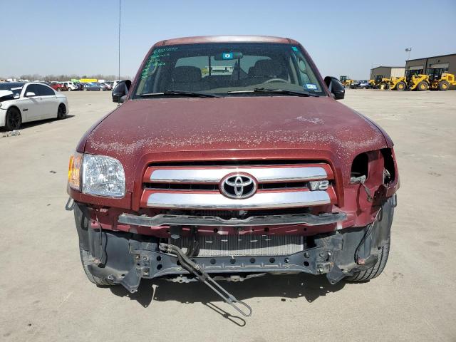 5TBRT34123S396414 - 2003 TOYOTA TUNDRA ACCESS CAB SR5 BURGUNDY photo 5