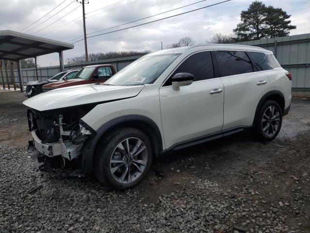 5N1DL1FR8PC356284 - 2023 INFINITI QX60 LUXE WHITE photo 1