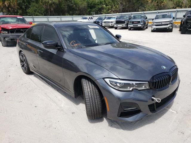 3MW5R1J06M8B50445 - 2021 BMW 330I GRAY photo 1