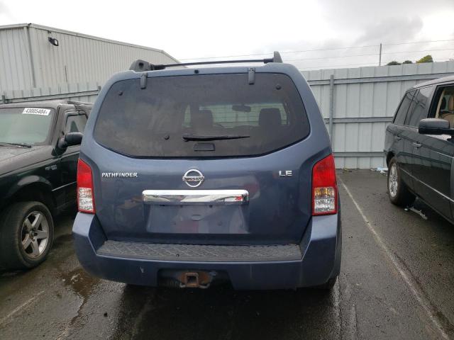 5N1BR18A68C603204 - 2008 NISSAN PATHFINDER LE BLUE photo 6