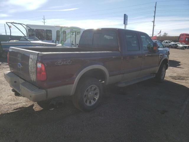 1FTSW2BR4AEA09755 - 2010 FORD F250 SUPER DUTY RED photo 3