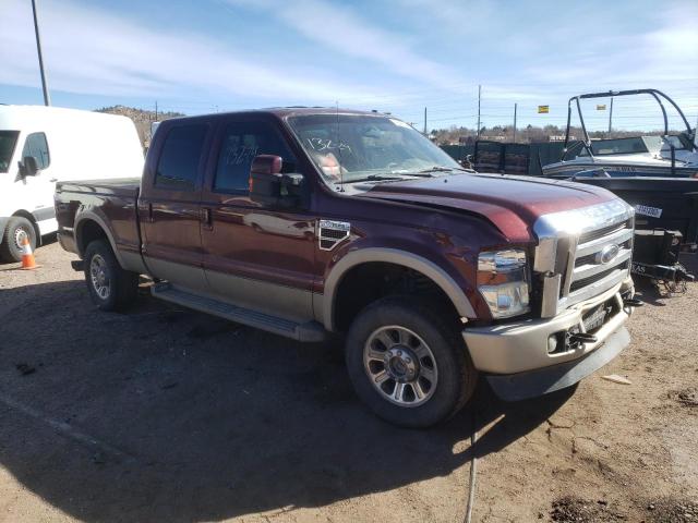 1FTSW2BR4AEA09755 - 2010 FORD F250 SUPER DUTY RED photo 4