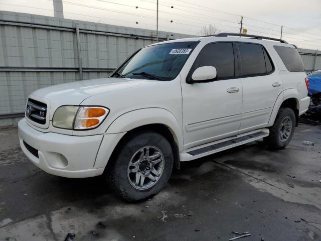 5TDBT48A74S208786 - 2004 TOYOTA SEQUOIA LIMITED WHITE photo 1