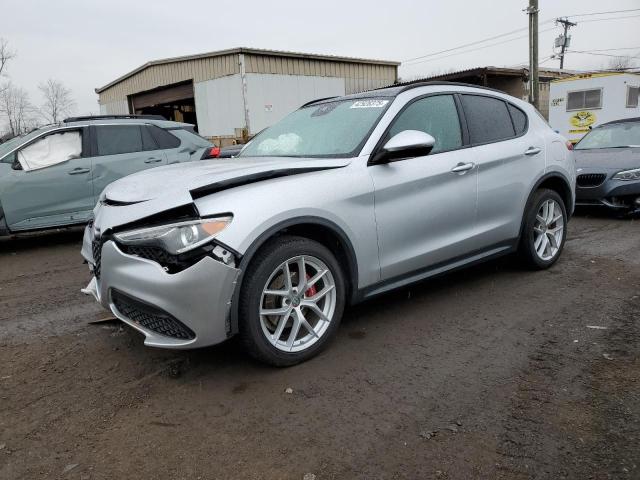 ZASFAKNN7J7B90368 - 2018 ALFA ROMEO STELVIO TI SPORT SILVER photo 1