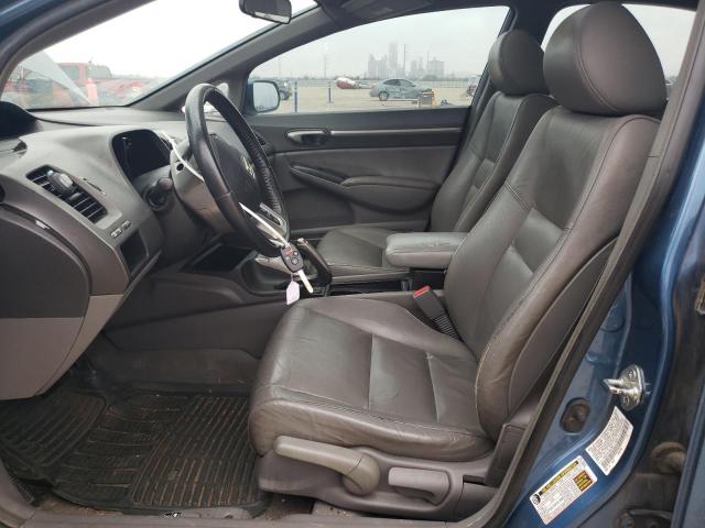 1HGFA16978L117573 - 2008 HONDA CIVIC EXL ლურჯი ფოტო 7