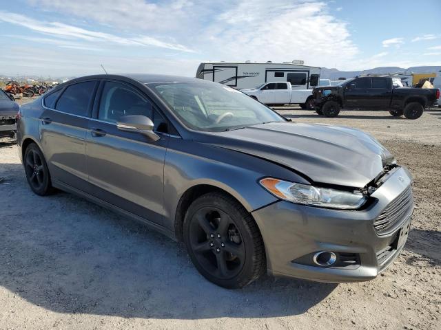 3FA6P0HD9ER319648 - 2014 FORD FUSION SE GRAY photo 4