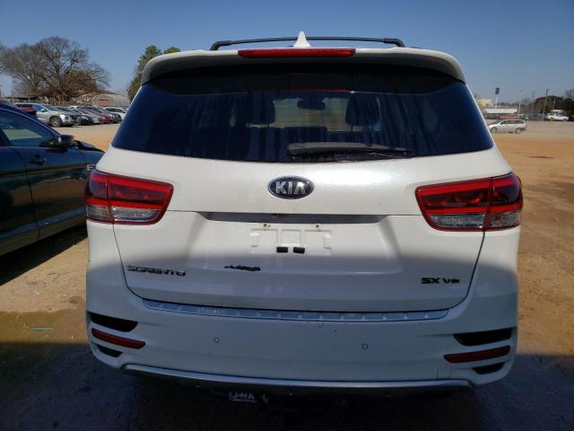 5XYPK4A54GG118129 - 2016 KIA SORENTO SX WHITE photo 6