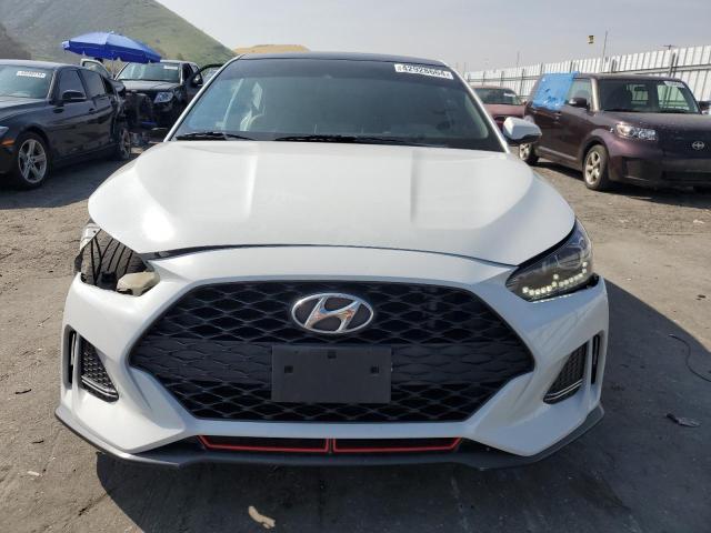 KMHTH6AB7KU015188 - 2019 HYUNDAI VELOSTER TURBO WHITE photo 5