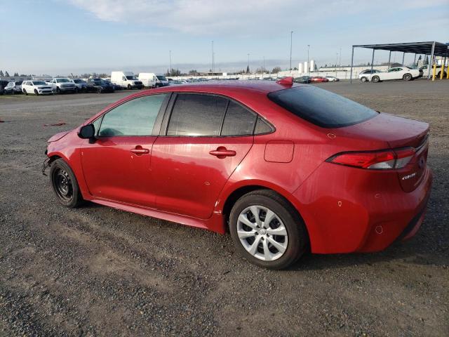 5YFEPRAEXLP129910 - 2020 TOYOTA COROLLA LE RED photo 2