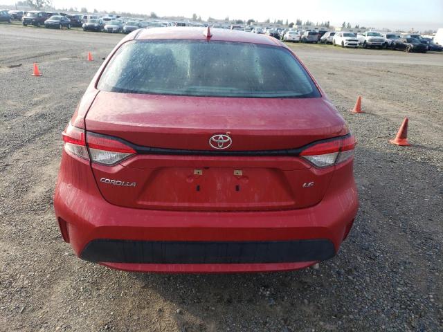 5YFEPRAEXLP129910 - 2020 TOYOTA COROLLA LE RED photo 6