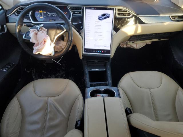 5YJSA1H18EFP32099 - 2014 TESLA MODEL S GRAY photo 8