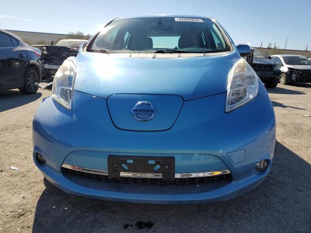 JN1AZ0CP5CT024657 - 2012 NISSAN LEAF SV BLUE photo 5