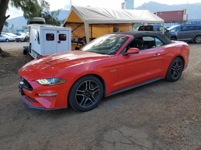 1FATP8FF3K5171792 - 2019 FORD MUSTANG GT RED photo 1