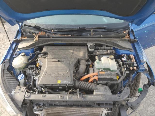 KMHC75LC1HU036646 - 2017 HYUNDAI IONIQ SEL BLUE photo 11