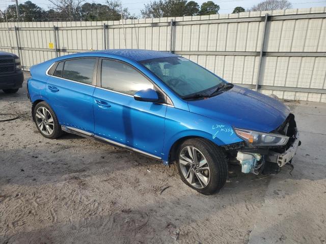 KMHC75LC1HU036646 - 2017 HYUNDAI IONIQ SEL BLUE photo 4