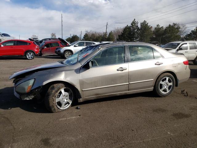 JHMCN36475C014606 - 2005 HONDA ACCORD HYBRID GOLD photo 1