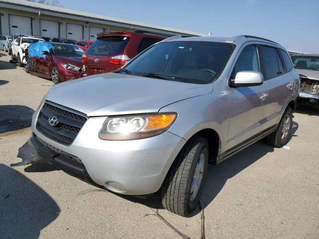 5NMSG13D87H051488 - 2007 HYUNDAI SANTA FE GLS SILVER photo 1